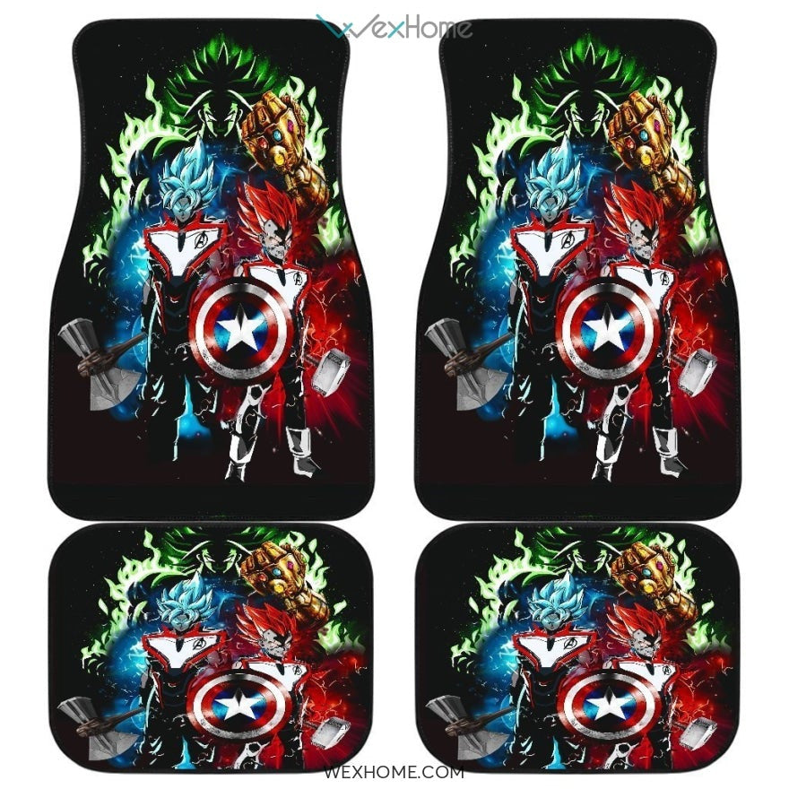 Goku Vegeta Broly Avengers Car Mats