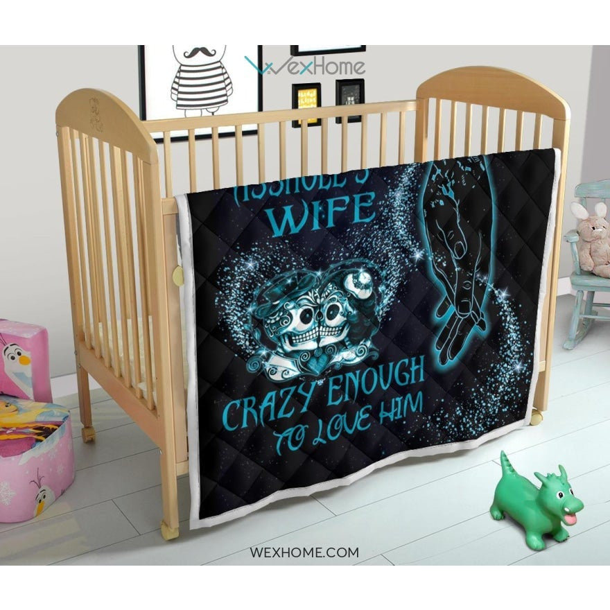Tough Enough To Be Wife Premium Quilt