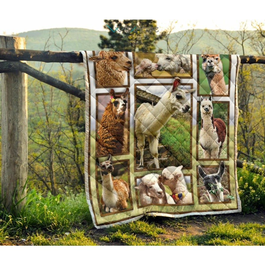 WEXHOME 3D Llama Premium Quilt