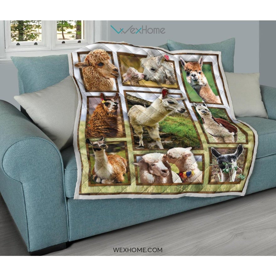 WEXHOME 3D Llama Premium Quilt