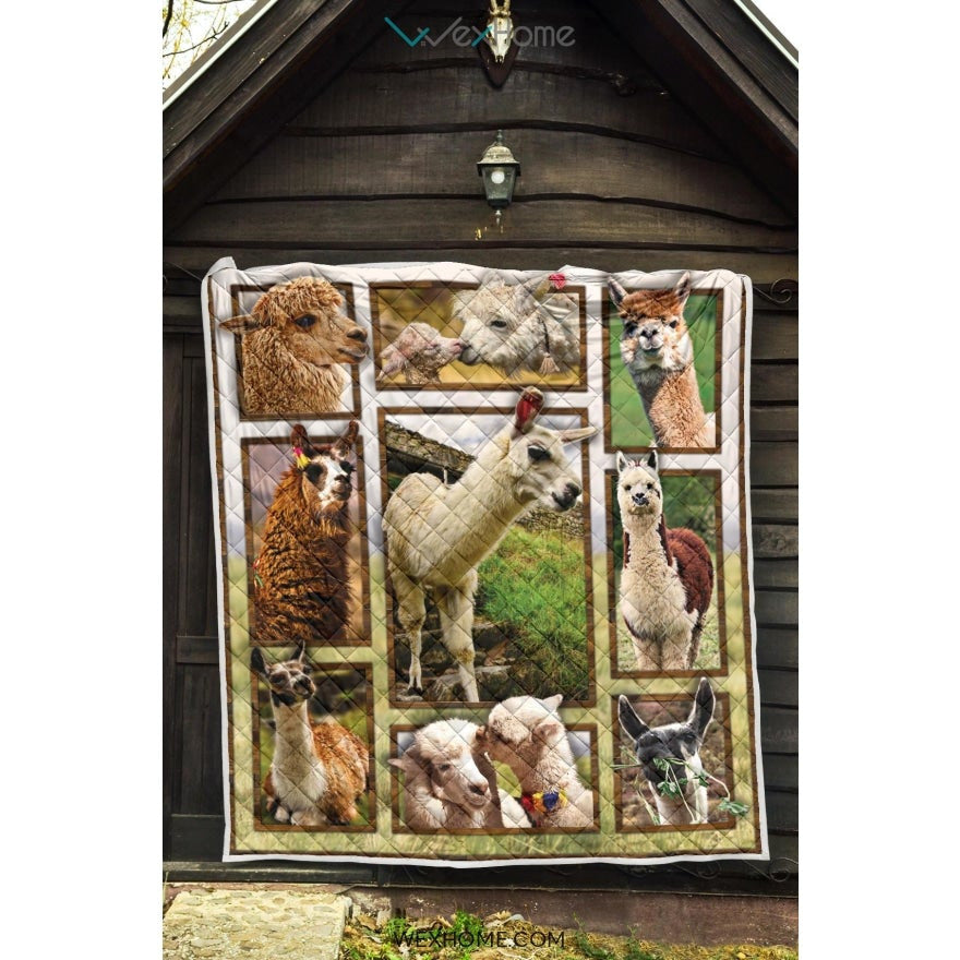 WEXHOME 3D Llama Premium Quilt