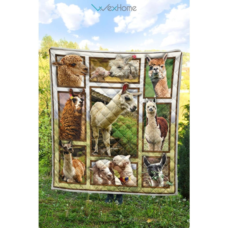 WEXHOME 3D Llama Premium Quilt