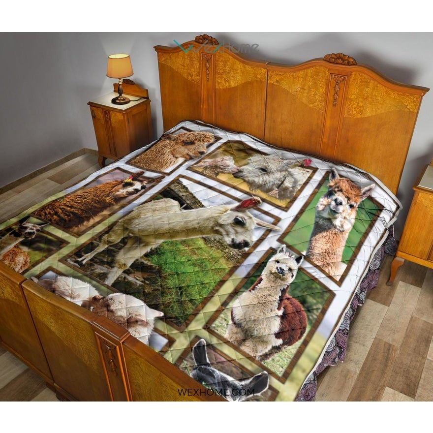 WEXHOME 3D Llama Premium Quilt