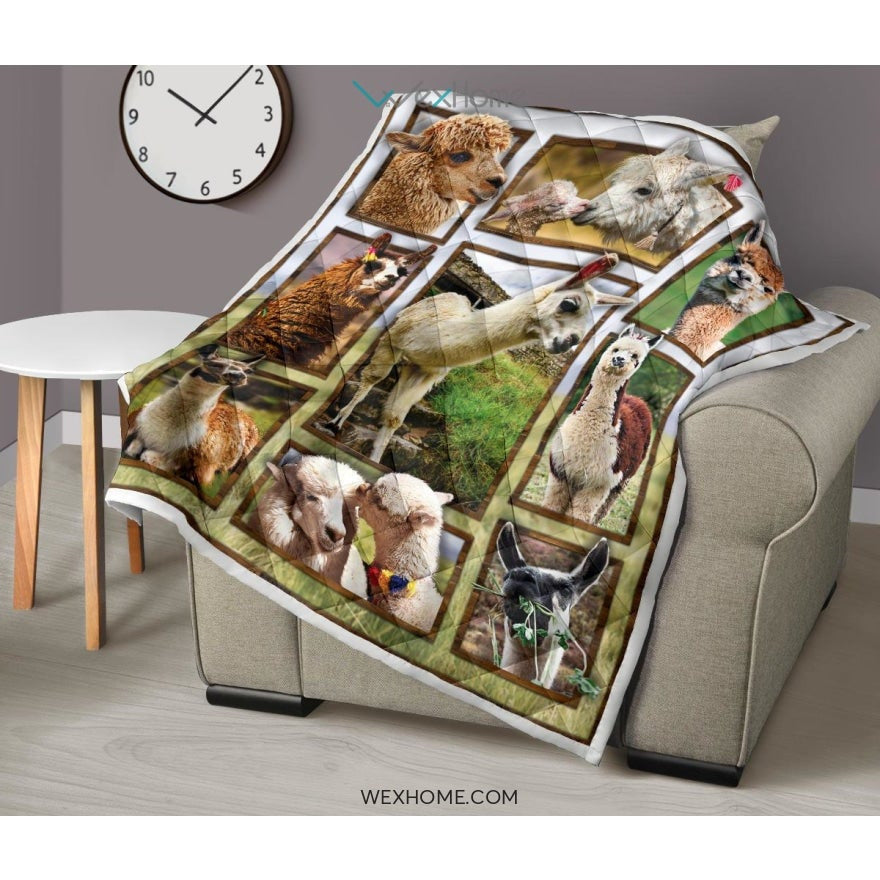 WEXHOME 3D Llama Premium Quilt