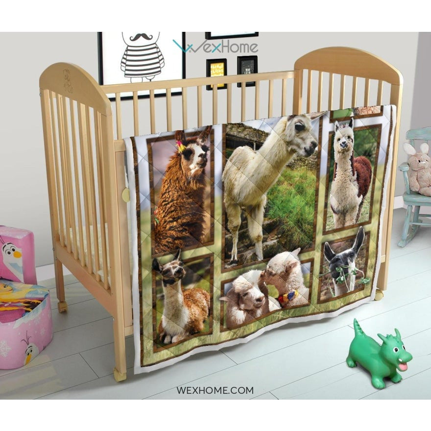 WEXHOME 3D Llama Premium Quilt