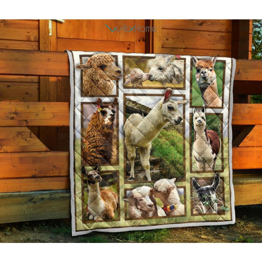 WEXHOME 3D Llama Premium Quilt