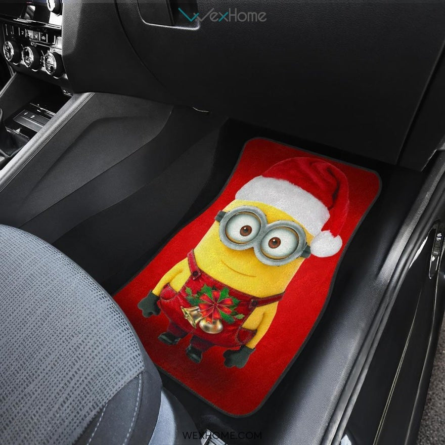 Minions Christmas Front And Back Car Mats Best Car Gift 2021