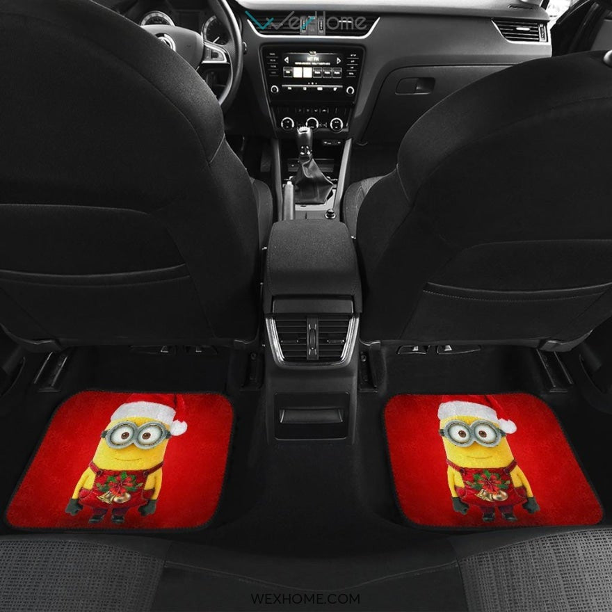 Minions Christmas Front And Back Car Mats Best Car Gift 2021