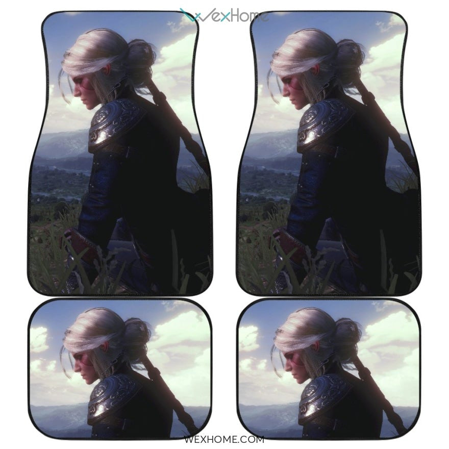 Mats The Witcher 3: Wild Hunt Game Fan Gift Ciri Car Floor Unique Car Gift 2021