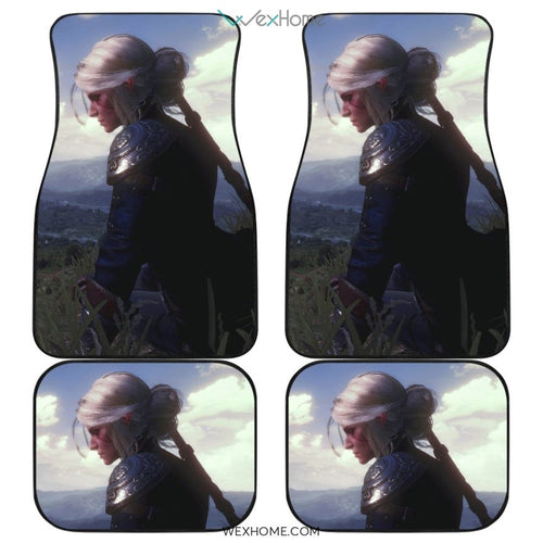 Mats The Witcher 3: Wild Hunt Game Fan Gift Ciri Car Floor Unique Car Gift 2021