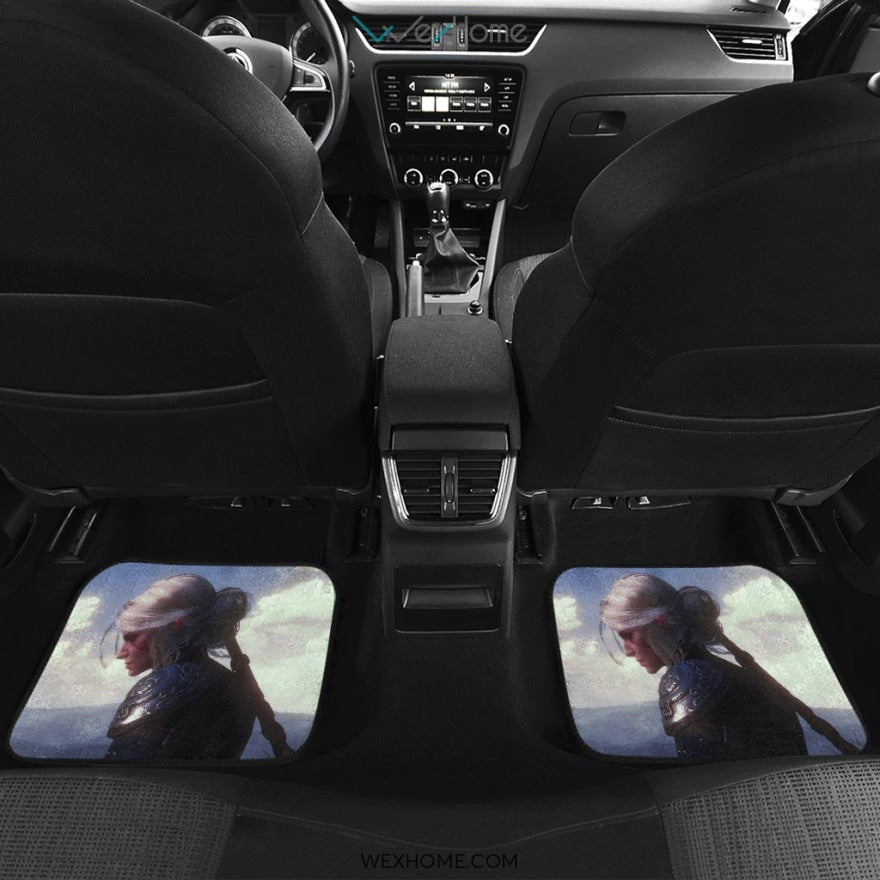 Mats The Witcher 3: Wild Hunt Game Fan Gift Ciri Car Floor Unique Car Gift 2021