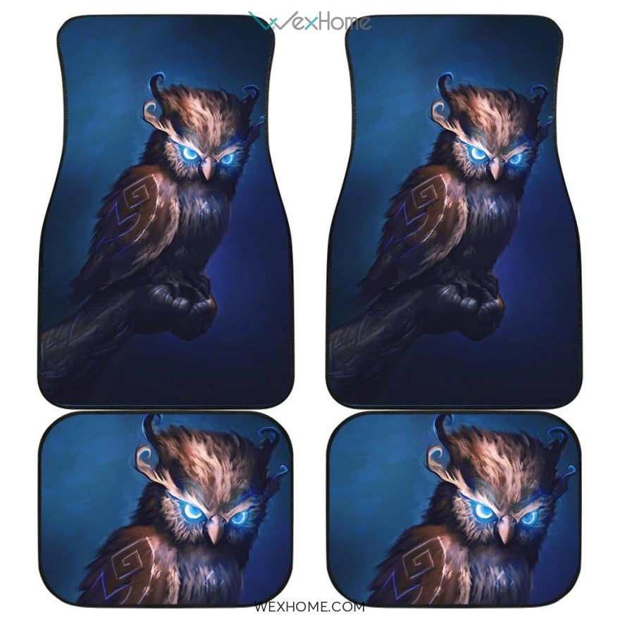 Owl Front And Back Car Mats 3
