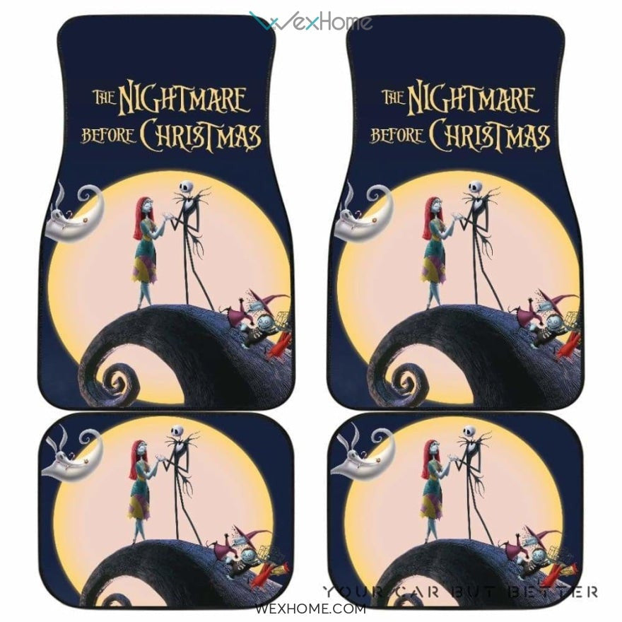 Nightmare Before Christmas Front And Back Car Mats 081524 Best Car Gift 2021