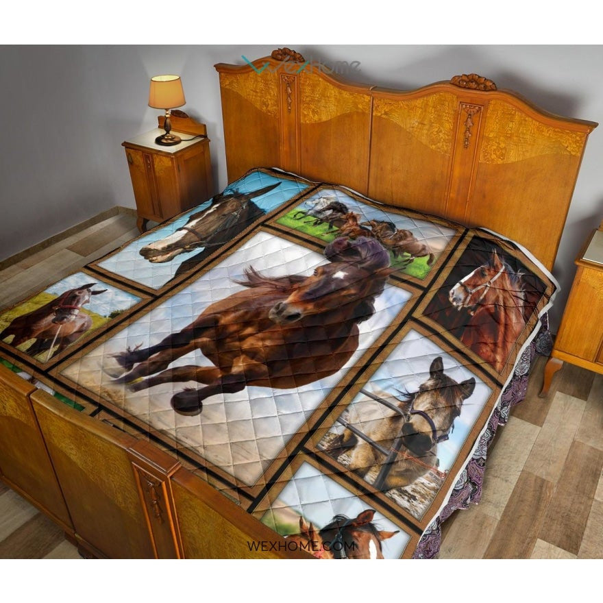 WEXHOME 3D Horse Premium Quilt