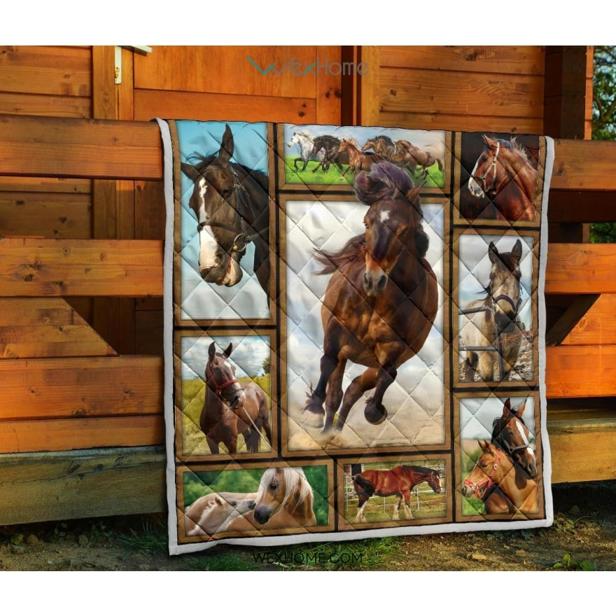 WEXHOME 3D Horse Premium Quilt