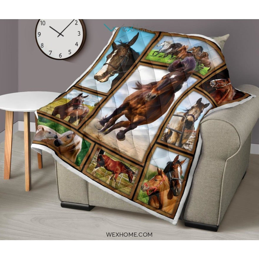 WEXHOME 3D Horse Premium Quilt