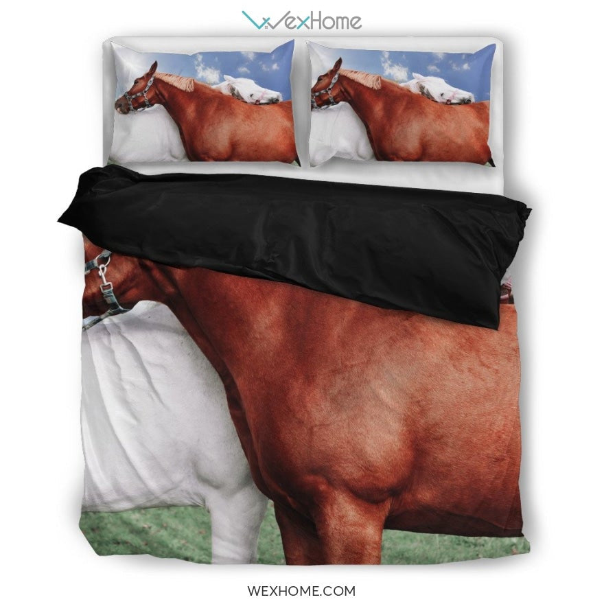 Horse HD Vintage Bedding Set