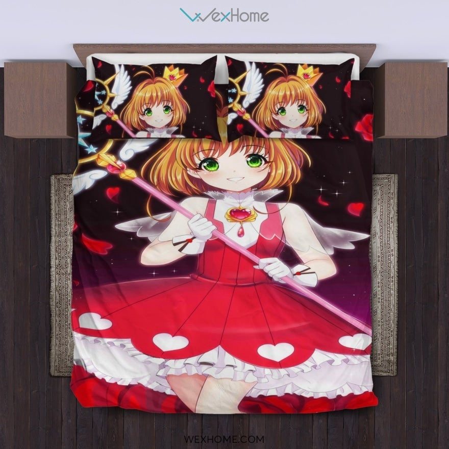 Sakura Bedding Set - duvet cover and pillowcase set - Unique Design Amazing Gift