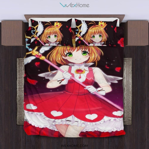 Sakura Bedding Set - duvet cover and pillowcase set - Unique Design Amazing Gift