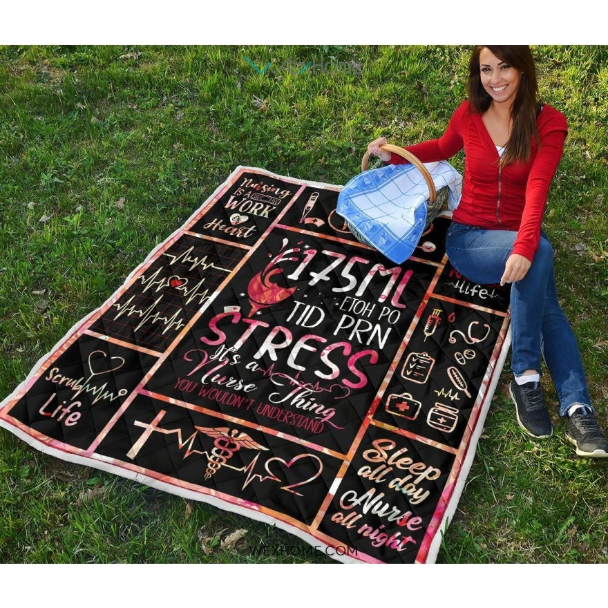 WEXHOME It's Nurse Things You Wouldn't Understand Premium Quilt