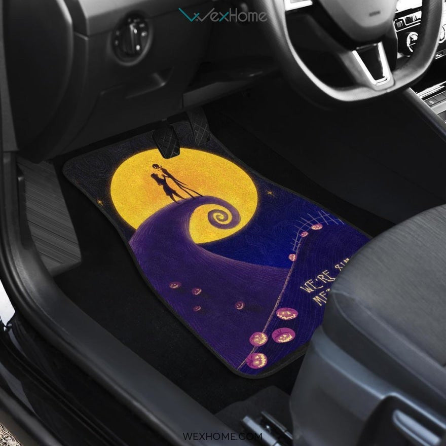 Nightmare Before Christmas Front And Back Car Mats 4 Best Car Gift 2021