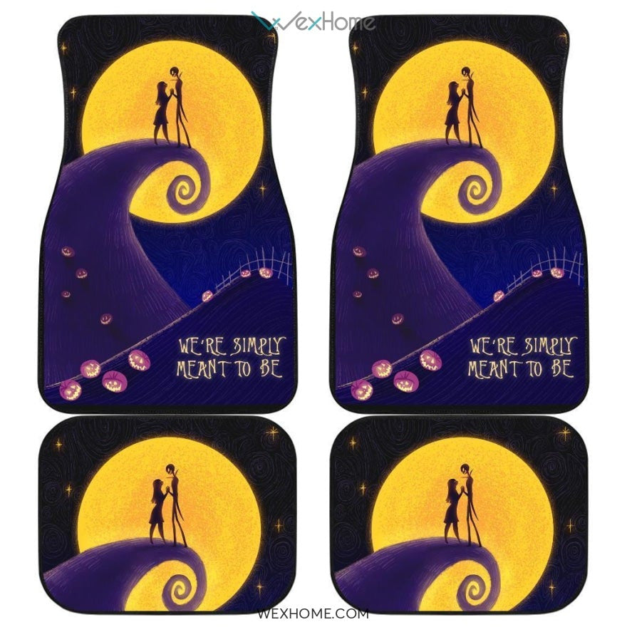Nightmare Before Christmas Front And Back Car Mats 4 Best Car Gift 2021