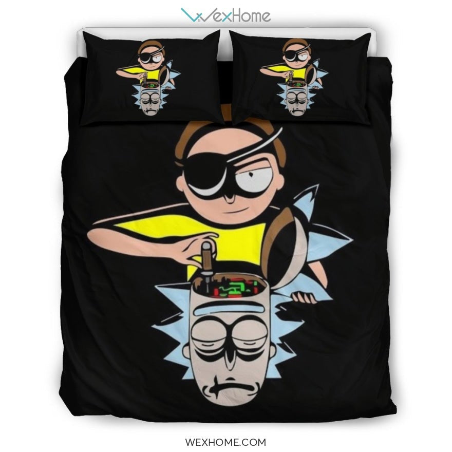Rick And Morty Bedding Set 6 - duvet cover and pillowcase set - Unique Design Amazing Gift