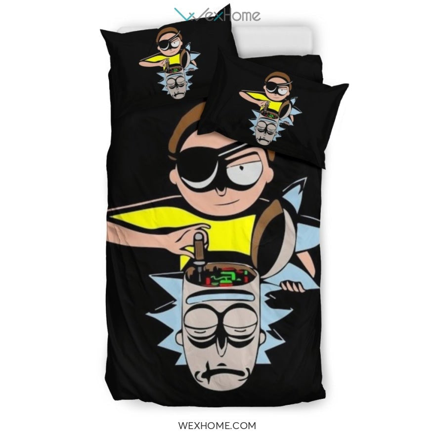 Rick And Morty Bedding Set 6 - duvet cover and pillowcase set - Unique Design Amazing Gift