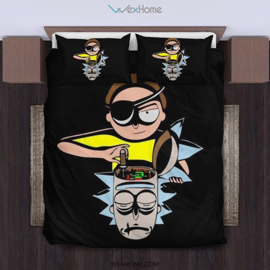 Rick And Morty Bedding Set 6 - duvet cover and pillowcase set - Unique Design Amazing Gift