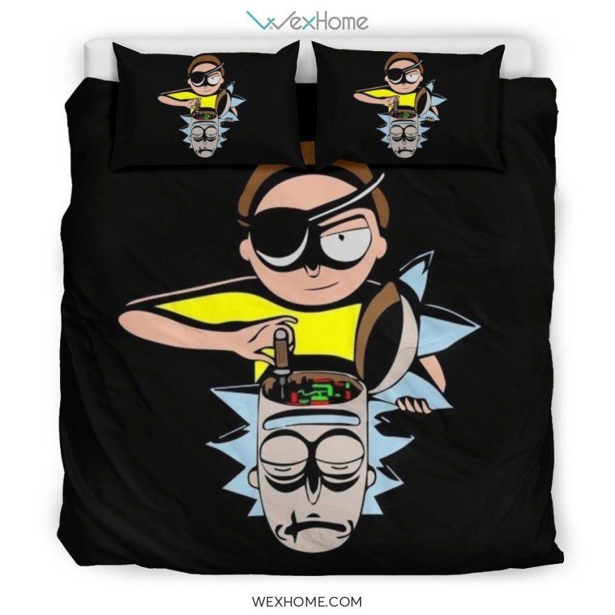 Rick And Morty Bedding Set 6 - duvet cover and pillowcase set - Unique Design Amazing Gift