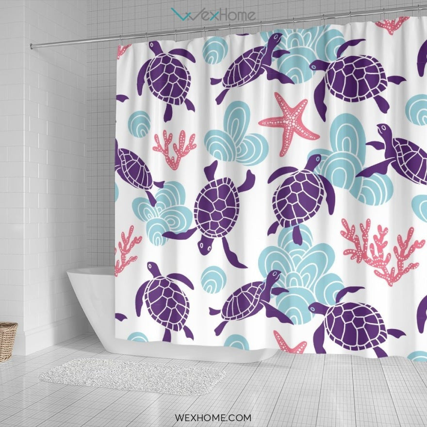 Turtle Shower Curtain