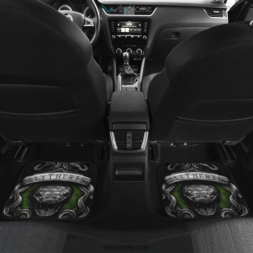 Slytherin Front And Back Car Mats