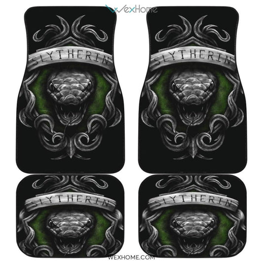 Slytherin Front And Back Car Mats