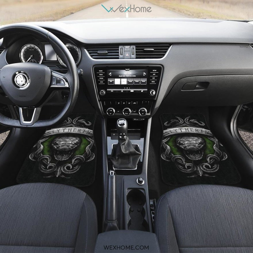Slytherin Front And Back Car Mats