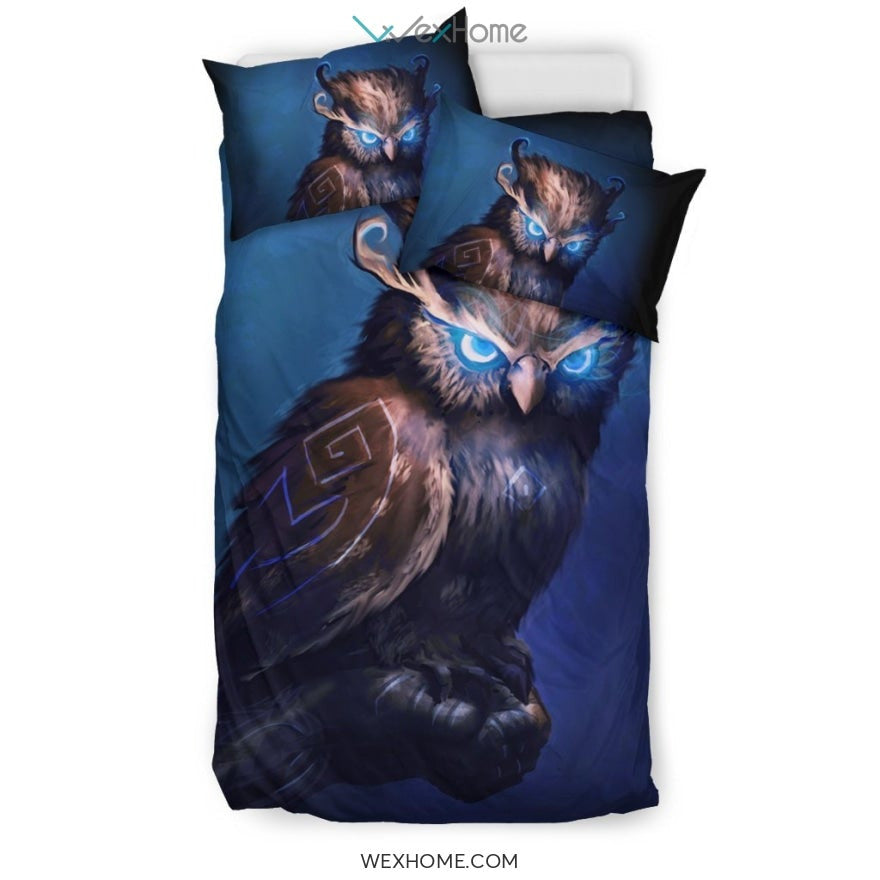 Owl Bedding Set 1 - duvet cover and pillowcase set - Unique Design Amazing Gift