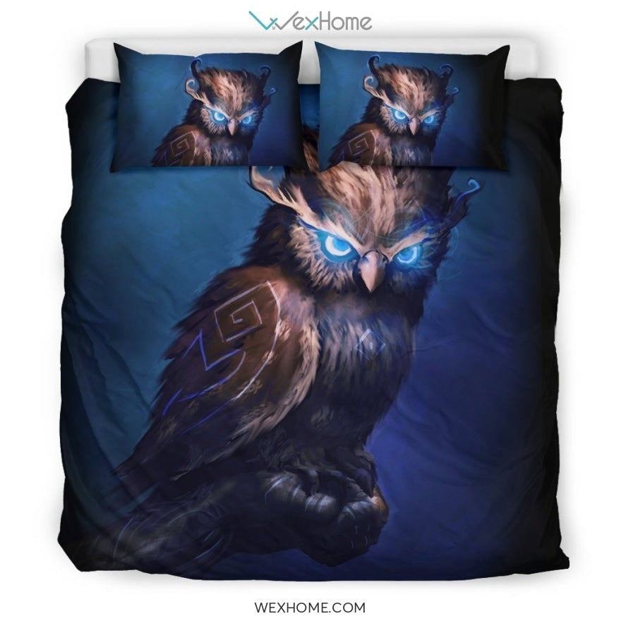 Owl Bedding Set 1 - duvet cover and pillowcase set - Unique Design Amazing Gift