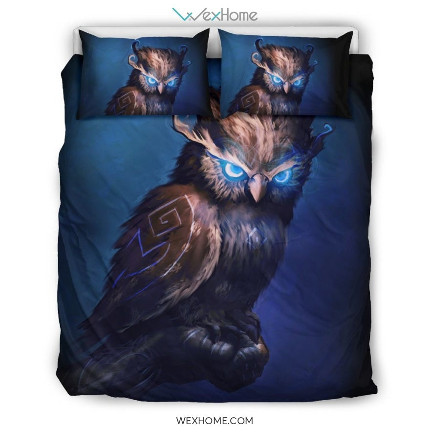 Owl Bedding Set 1 - duvet cover and pillowcase set - Unique Design Amazing Gift
