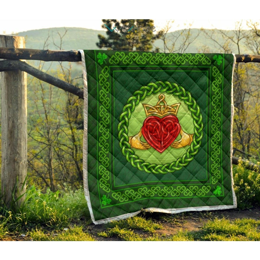 WEXHOME Irish Heart Premium Quilt