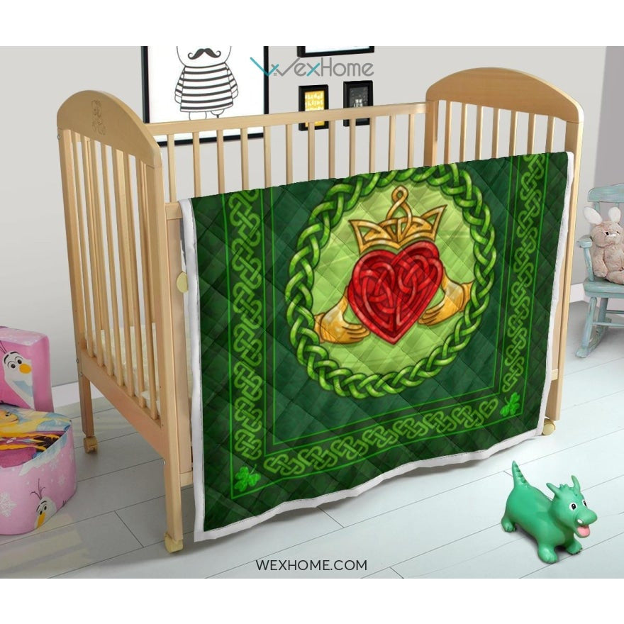 WEXHOME Irish Heart Premium Quilt