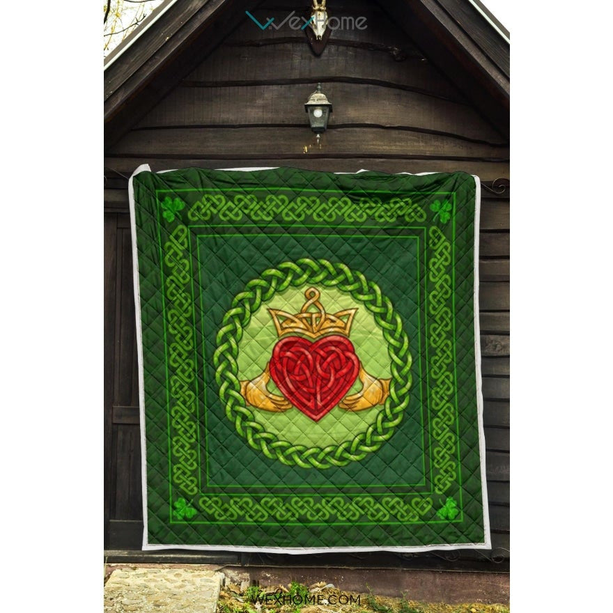 WEXHOME Irish Heart Premium Quilt