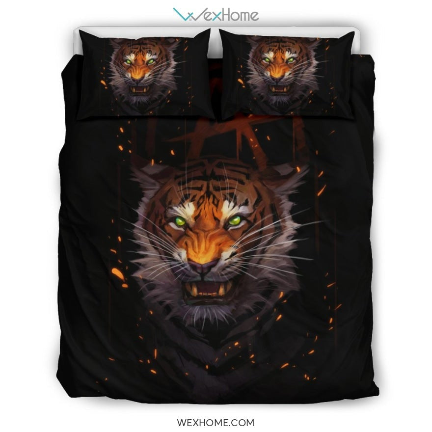Tiger Bedding Set 3 - duvet cover and pillowcase set - Unique Design Amazing Gift