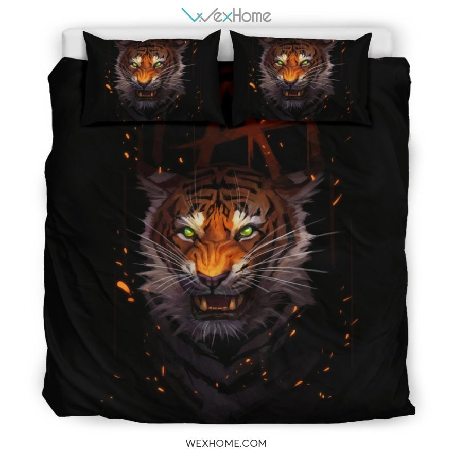 Tiger Bedding Set 3 - duvet cover and pillowcase set - Unique Design Amazing Gift