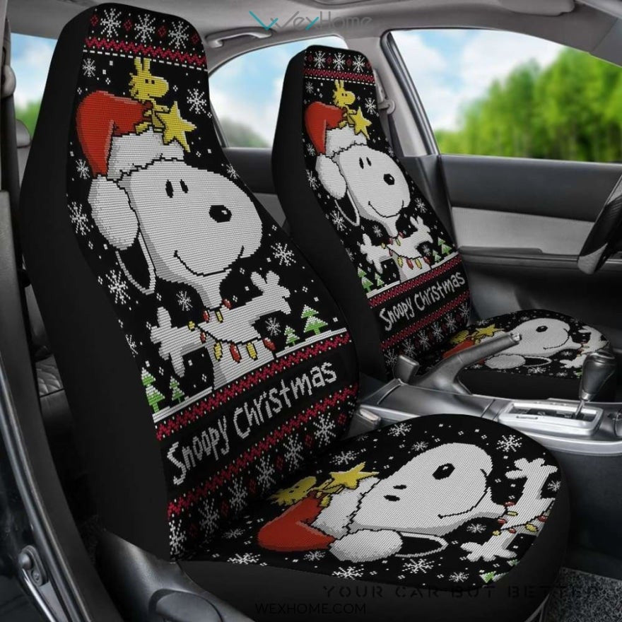 Snoopy Christmas Fan Art Car Seat Cover 170812 Accessories Car 2021