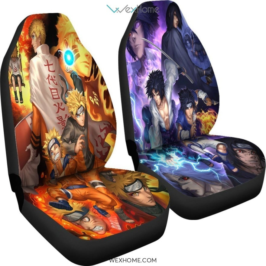 Naruto Sasuke Anime Car Seat Covers W2101