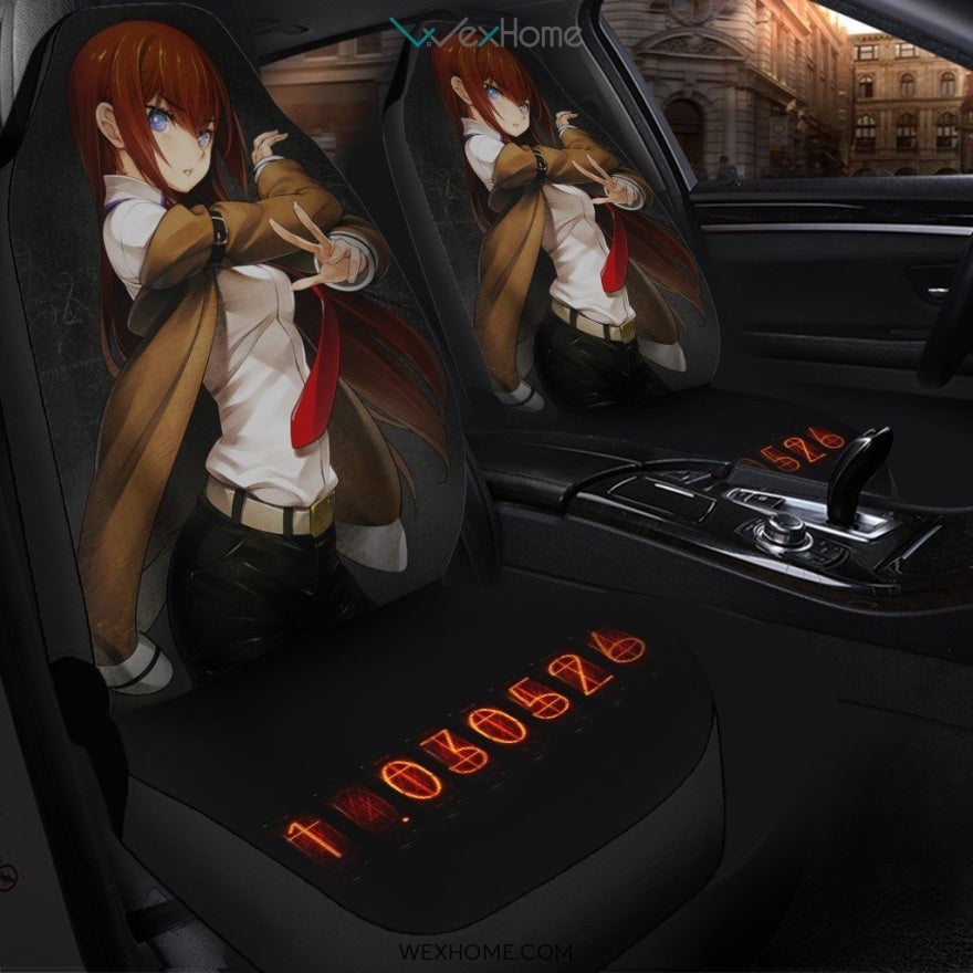 Steins Gate Anime Car Seat Covers