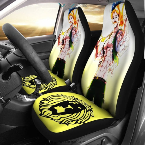 Seven Deadly Sins Escanor Anime Car Seat Covers