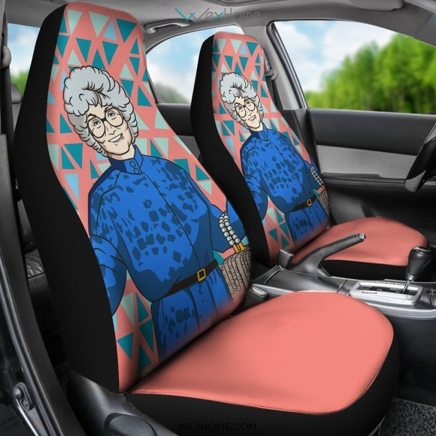 The Golden Girls Car Seat Cover Grandma Shopping Best Car Decor 2021