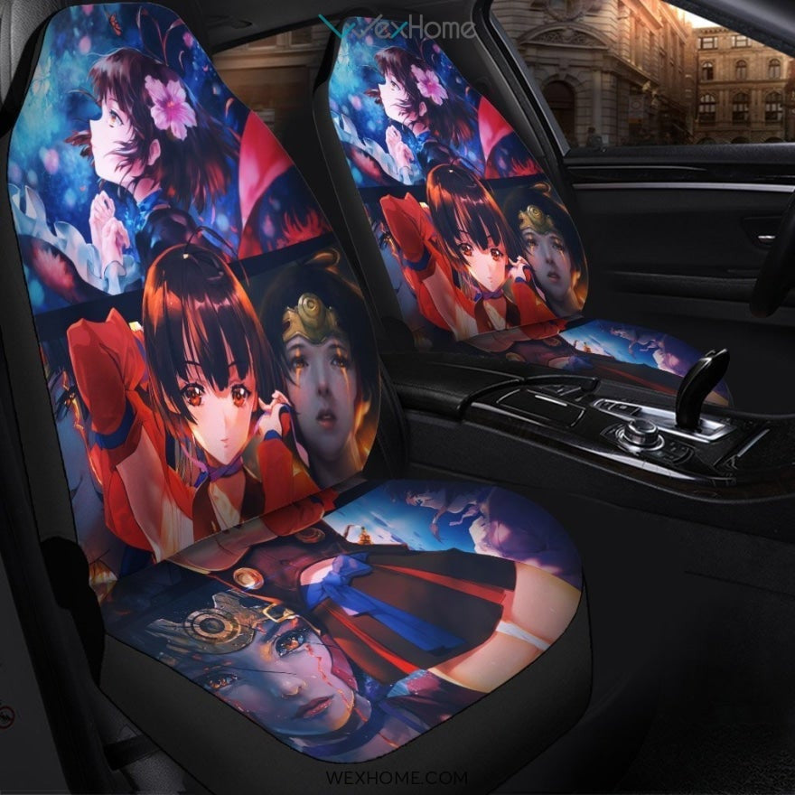 Mumei Girl Anime Car Seat Covers