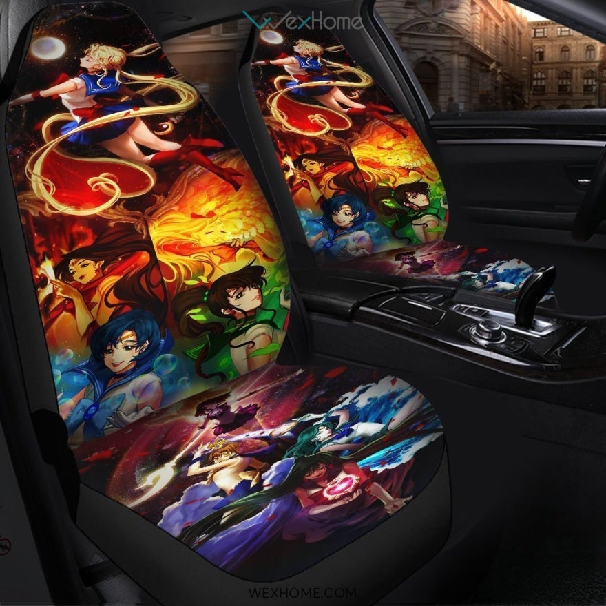 Sailor Moon Anime Car Seat Covers