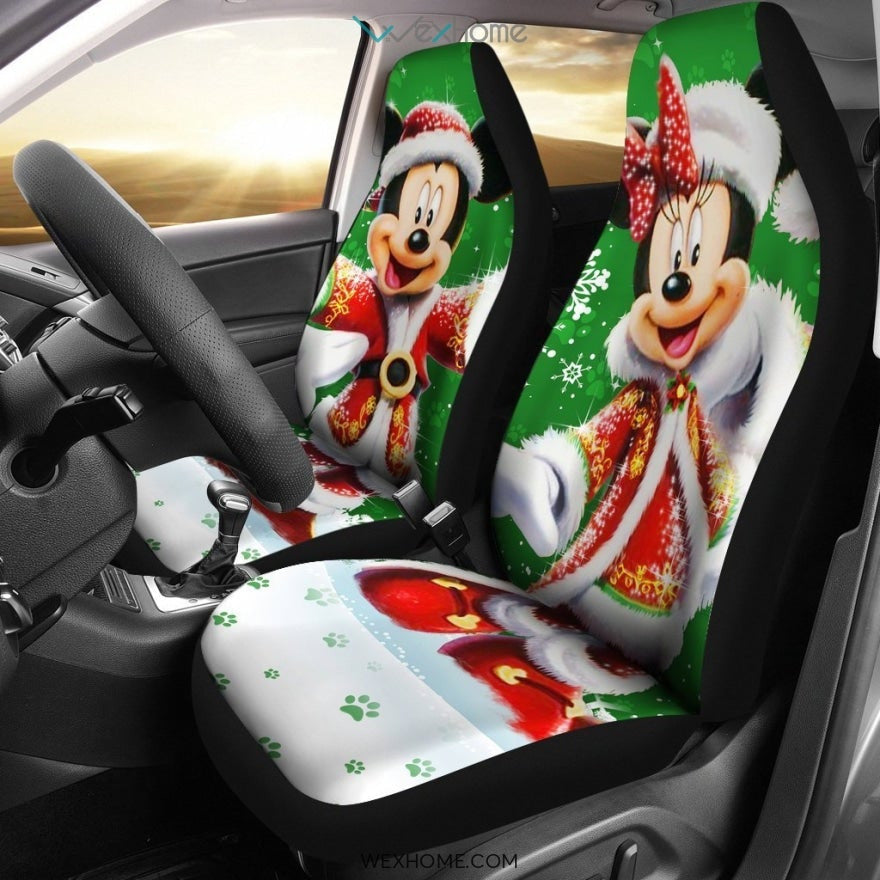 Mickey & Minnie Christmas Car Set Covers Accessories Car 2021
